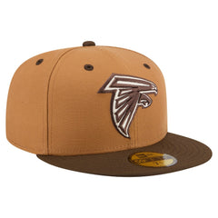 Atlanta Falcons New Era Two-Tone Walnut 59FIFTY Fitted Hat - Light Brown/Dark Brown discount