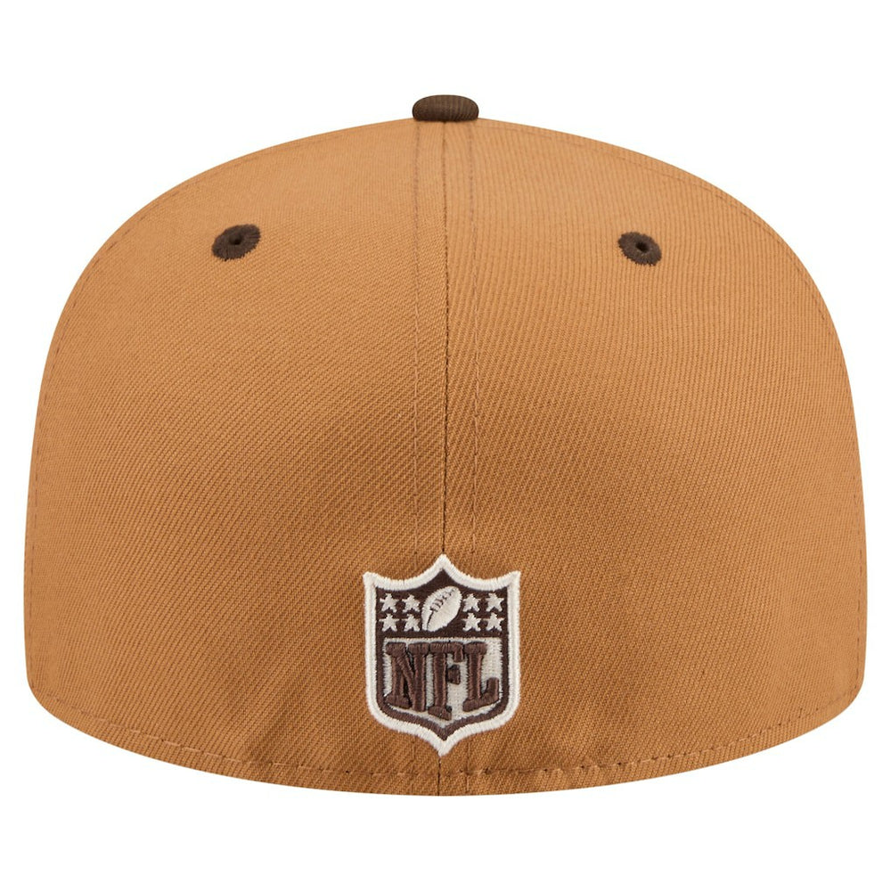 Atlanta Falcons New Era Two-Tone Walnut 59FIFTY Fitted Hat - Light Brown/Dark Brown discount