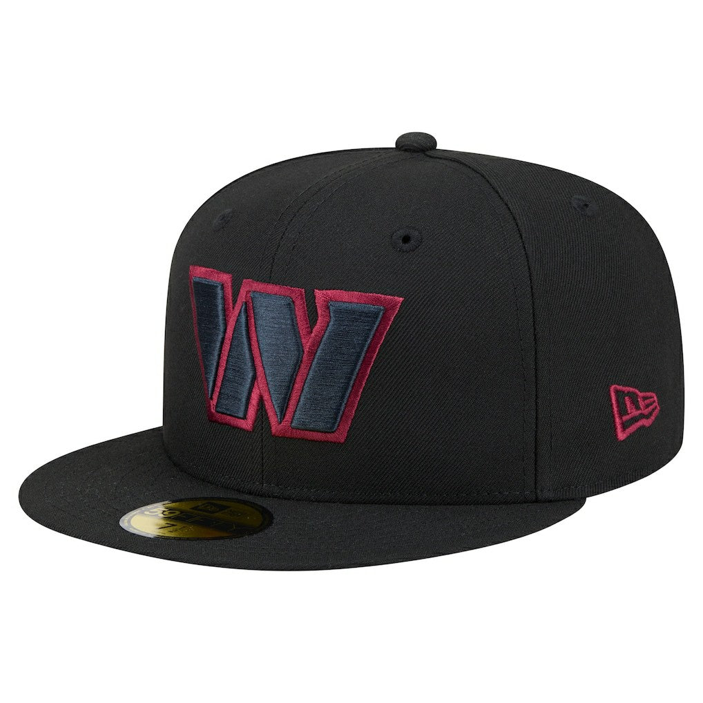Washington Commanders New Era Color Pop 59FIFTY Fitted Hat - Black sale