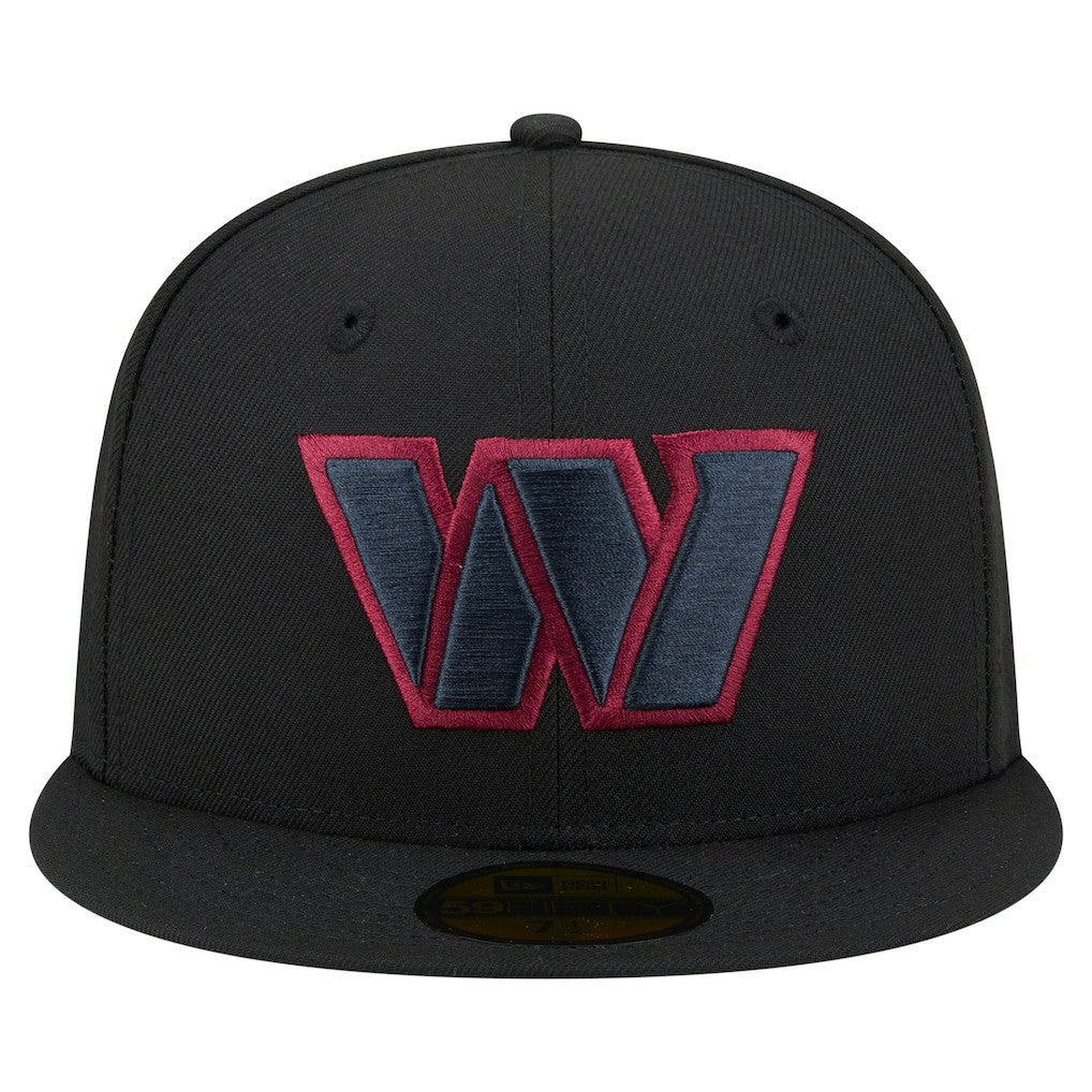 Washington Commanders New Era Color Pop 59FIFTY Fitted Hat - Black sale