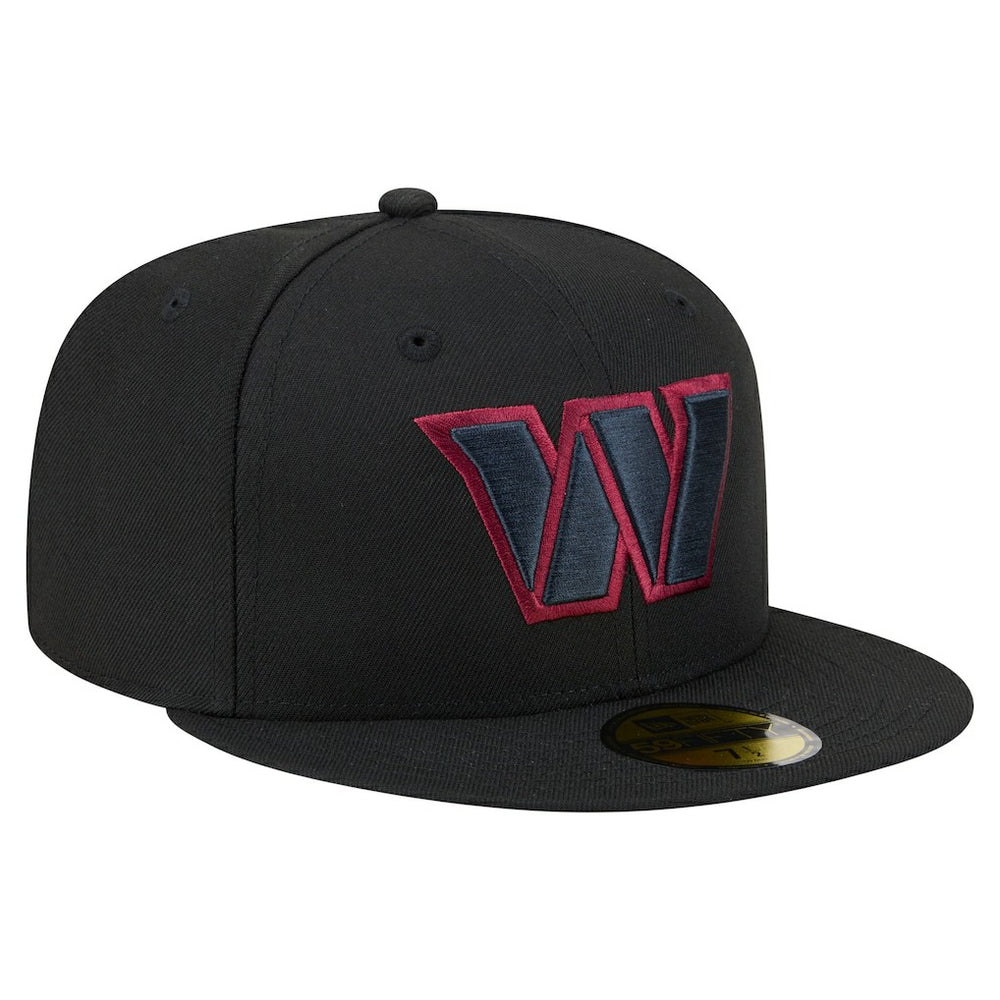 Washington Commanders New Era Color Pop 59FIFTY Fitted Hat - Black sale