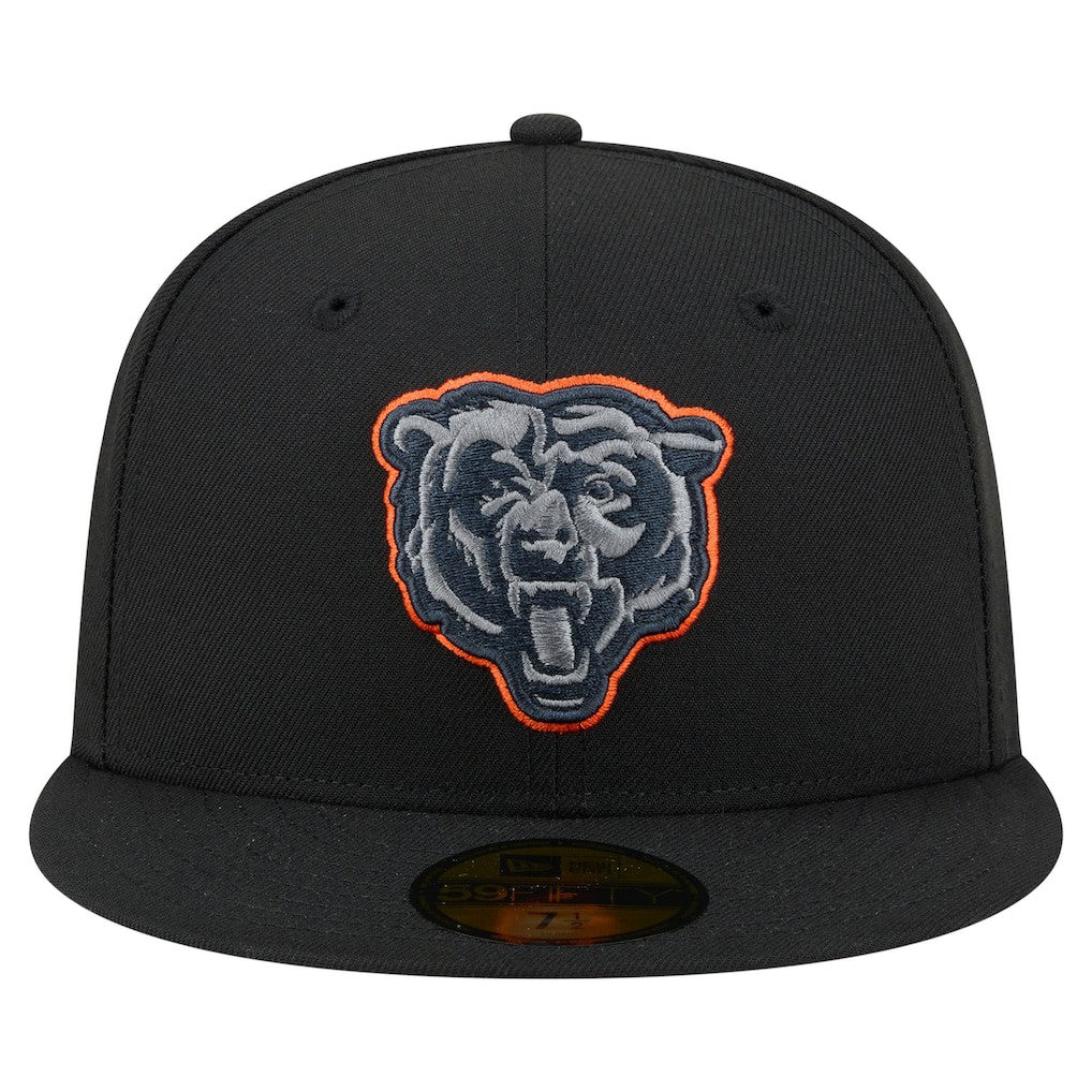 Chicago Bears New Era Color Pop 59FIFTY Fitted Hat - Black online