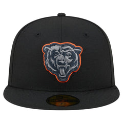 Chicago Bears New Era Color Pop 59FIFTY Fitted Hat - Black online