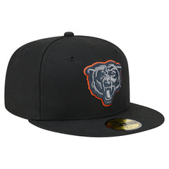 Chicago Bears New Era Color Pop 59FIFTY Fitted Hat - Black online