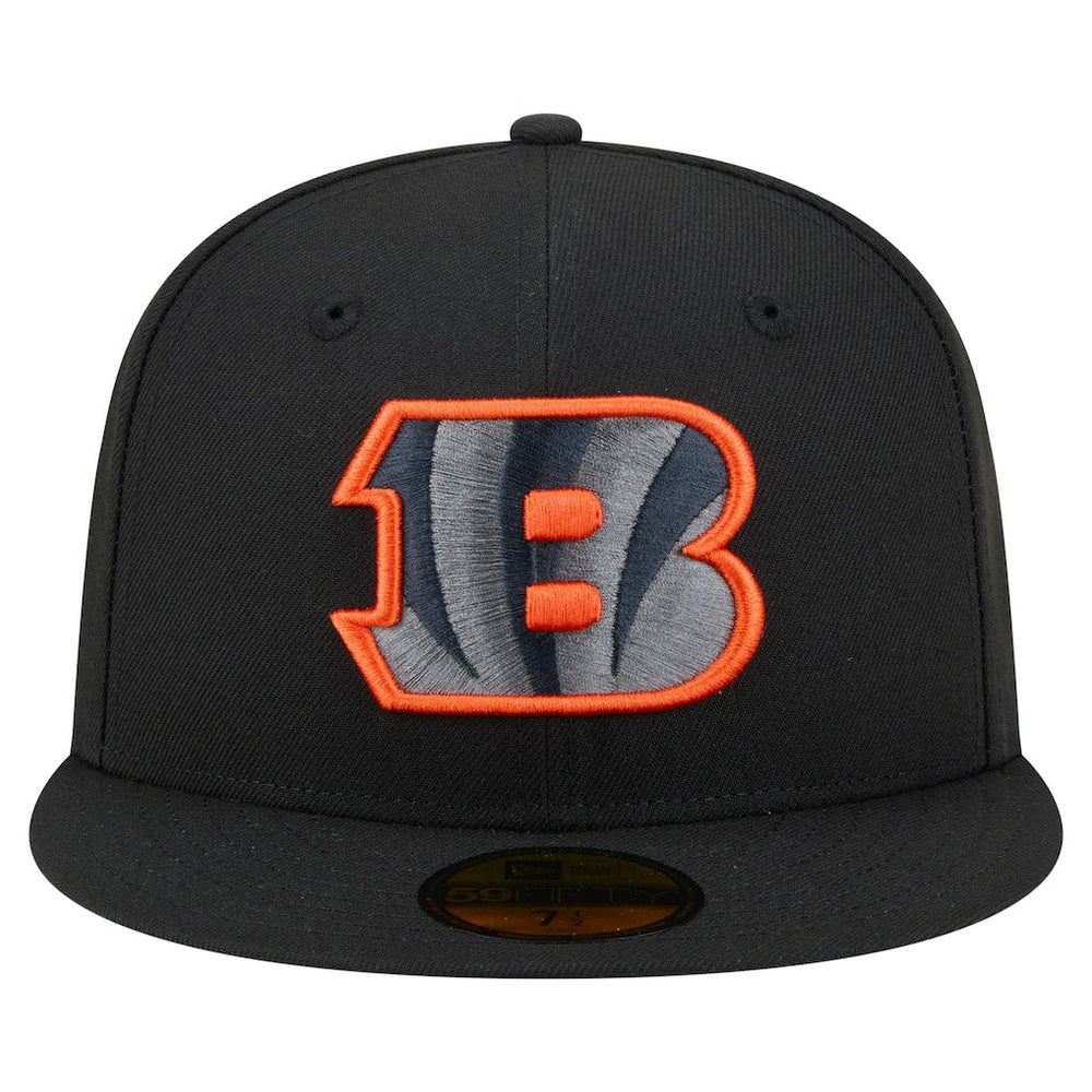 Cincinnati Bengals New Era Color Pop 59FIFTY Fitted Hat - Black discount