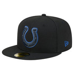 Indianapolis Colts New Era Color Pop 59FIFTY Fitted Hat - Black sale