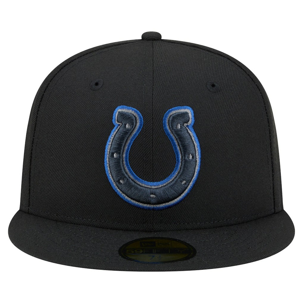 Indianapolis Colts New Era Color Pop 59FIFTY Fitted Hat - Black sale