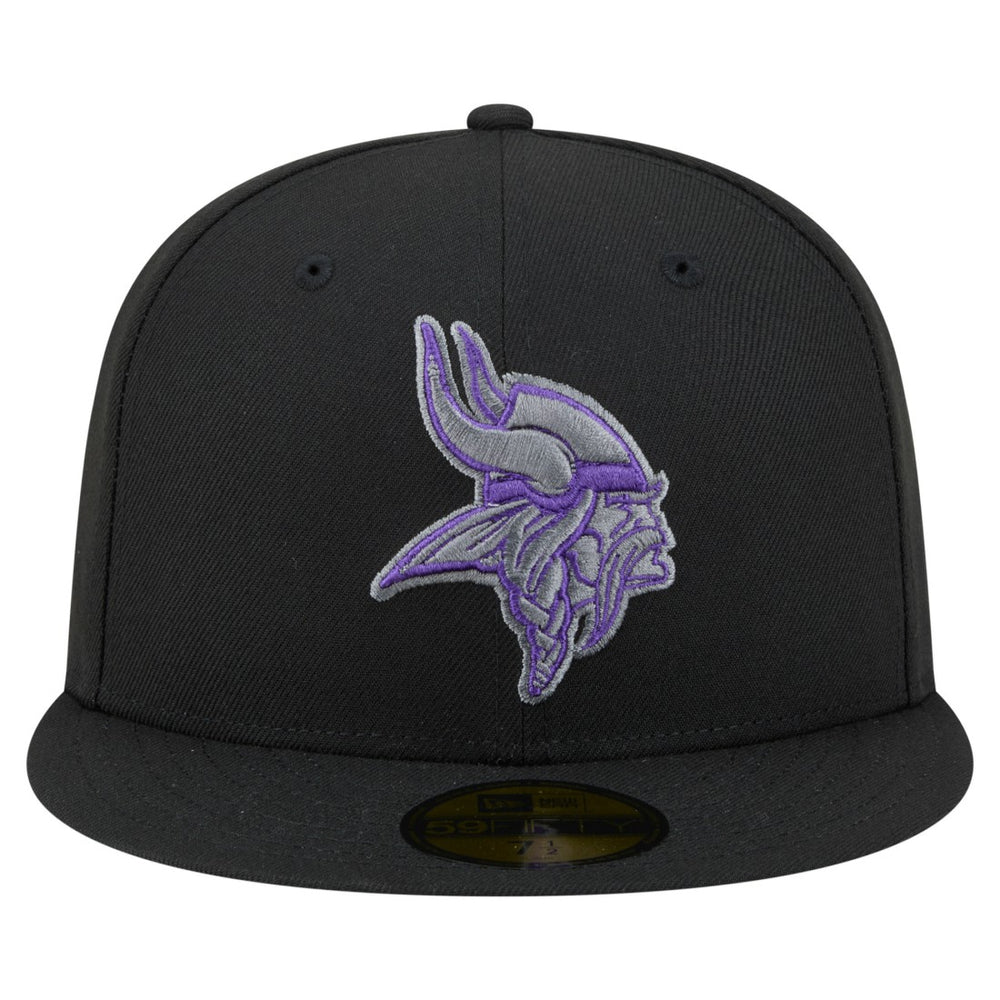 Minnesota Vikings New Era Color Pop 59FIFTY Fitted Hat - Black online
