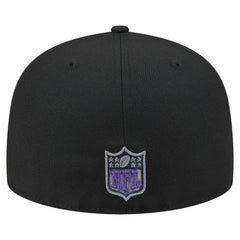 Minnesota Vikings New Era Color Pop 59FIFTY Fitted Hat - Black online
