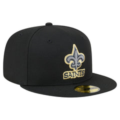 New Orleans Saints New Era Color Pop 59FIFTY Fitted Hat - Black cheap