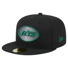 New York Jets New Era Color Pop 59FIFTY Fitted Hat - Black for sale