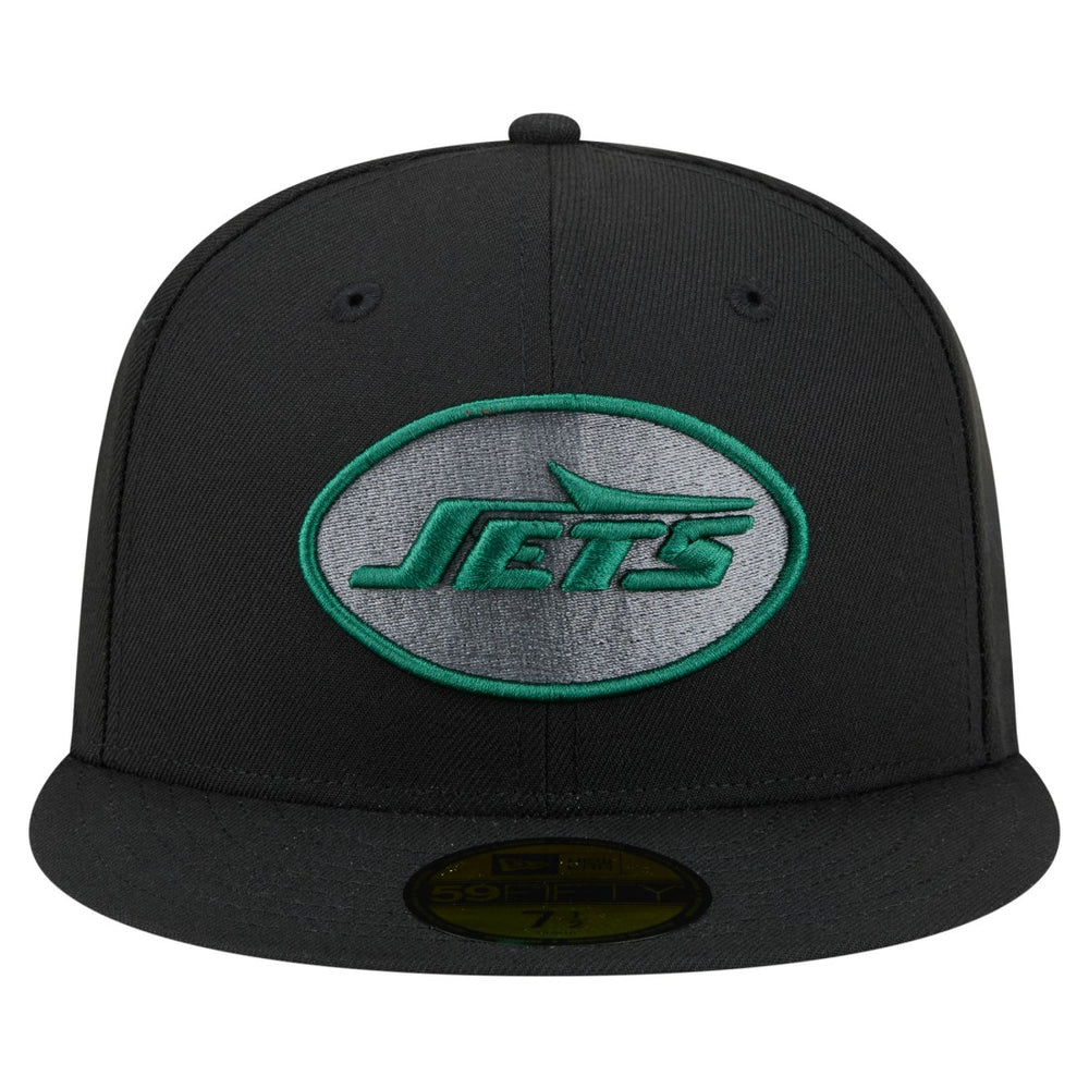 New York Jets New Era Color Pop 59FIFTY Fitted Hat - Black for sale