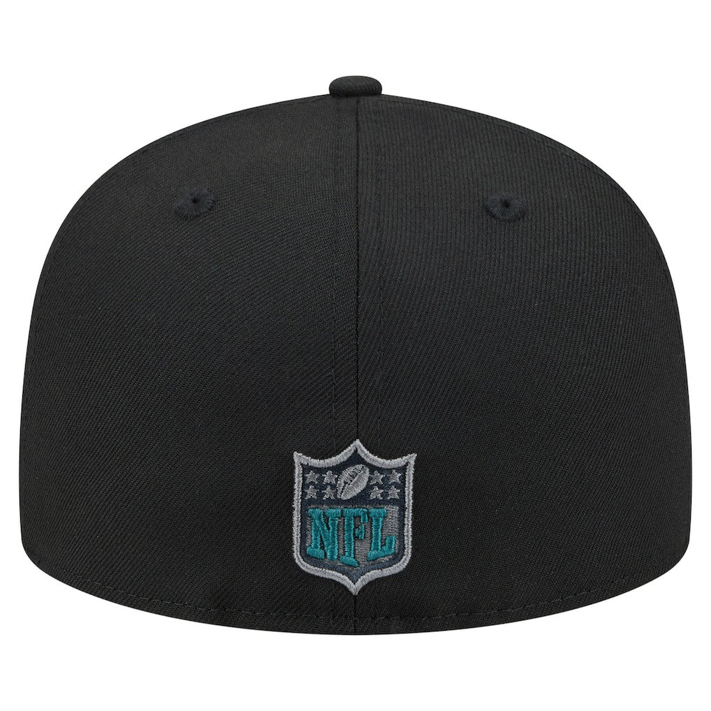 Philadelphia Eagles New Era Color Pop 59FIFTY Fitted Hat - Black on sale