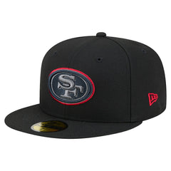 San Francisco 49ers New Era Color Pop 59FIFTY Fitted Hat - Black discount