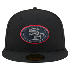 San Francisco 49ers New Era Color Pop 59FIFTY Fitted Hat - Black discount