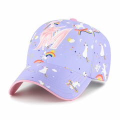Miami Marlins Girls Youth Unicorn Clean Up Adjustable Hat - Lavender | 47 brand