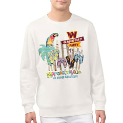 Washington Commanders Margaritaville Gameday Party Fleece Sweatshirt - Cream outlet