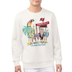 Tampa Bay Buccaneers Margaritaville Gameday Party Fleece Sweatshirt - Cream cheap