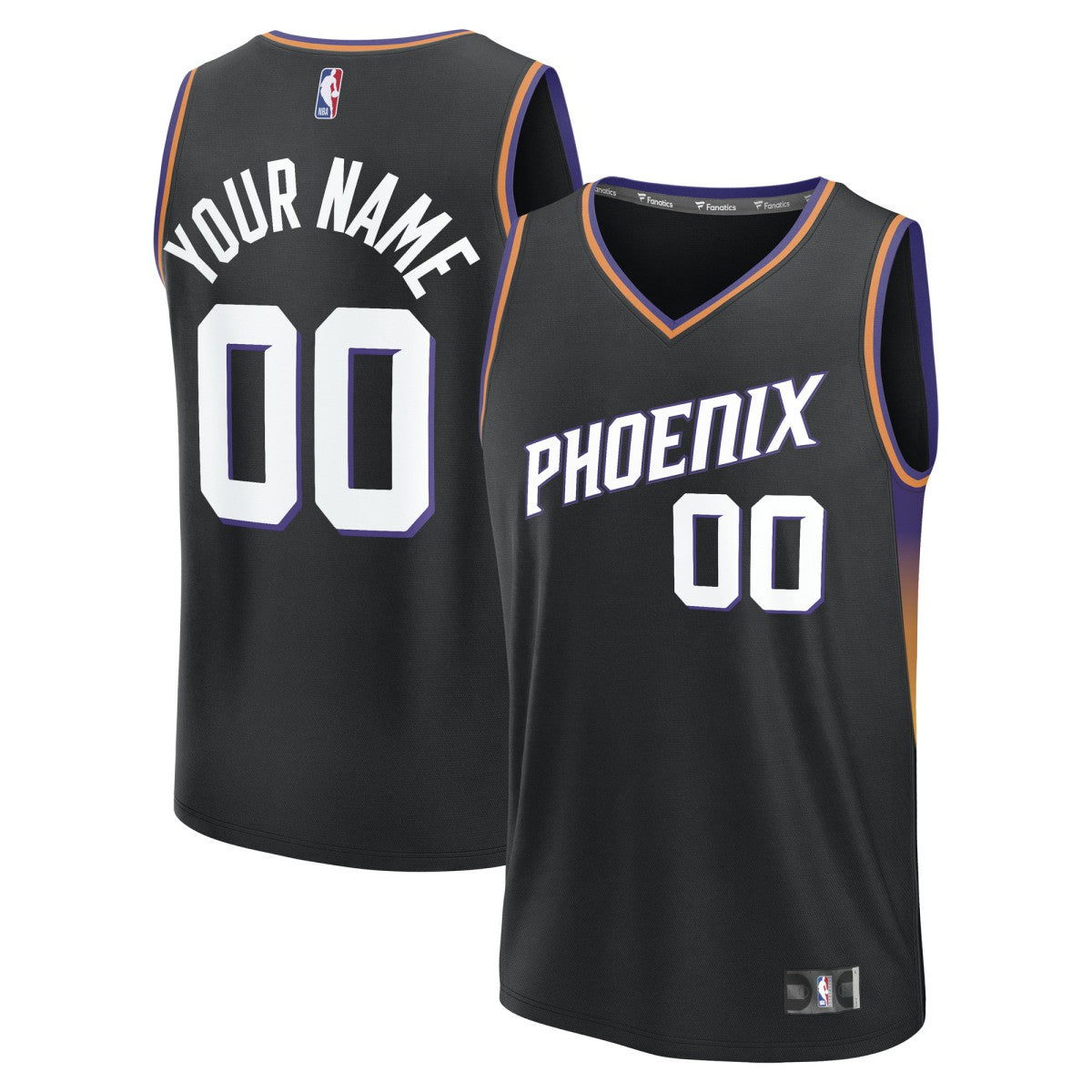 Phoenix Suns Fastbreak Custom Jersey - Statement Edition - Black | Fanatics on sale