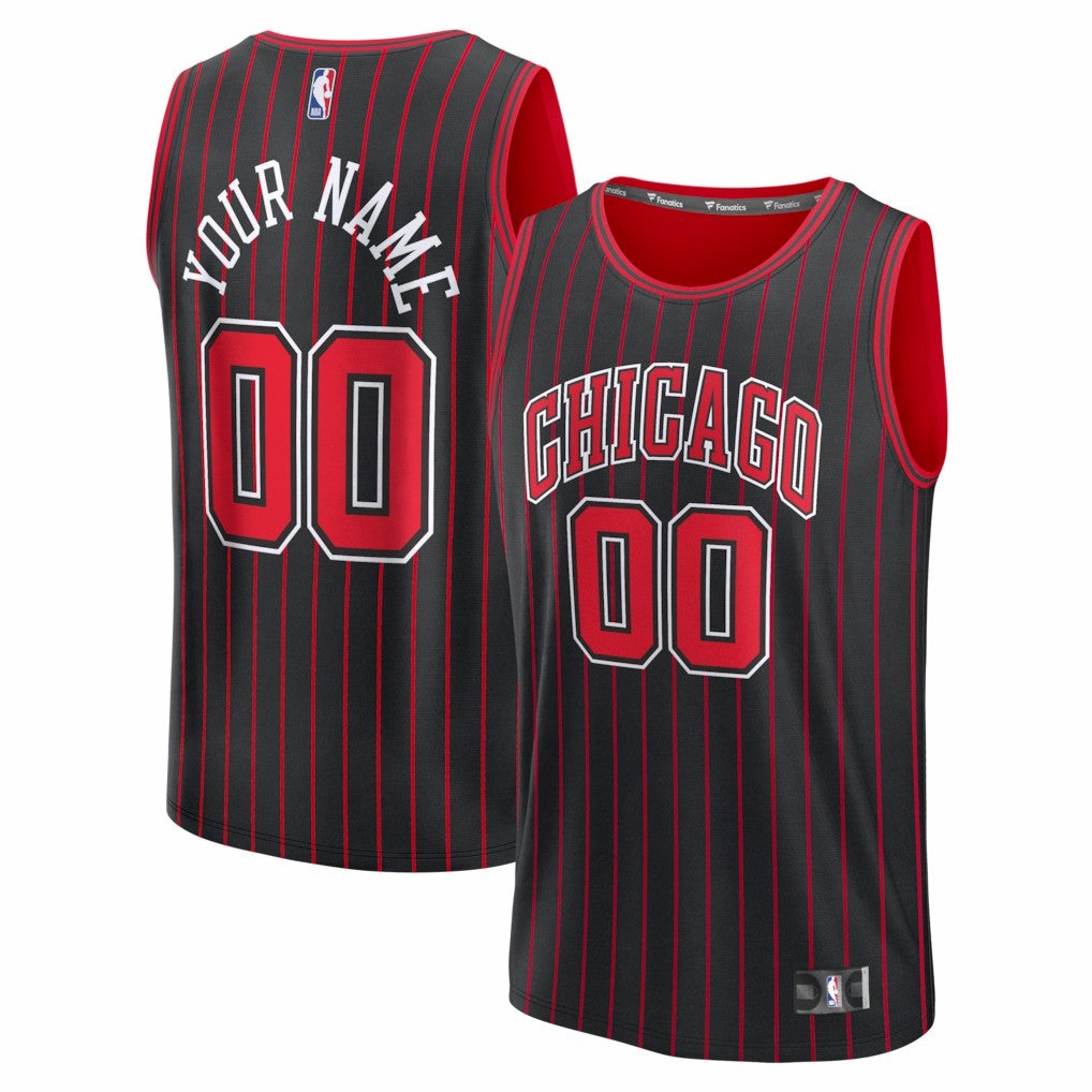 Chicago Bulls Youth Fastbreak Custom Jersey sale - Statement Editi- Black | Fanatics on sale
