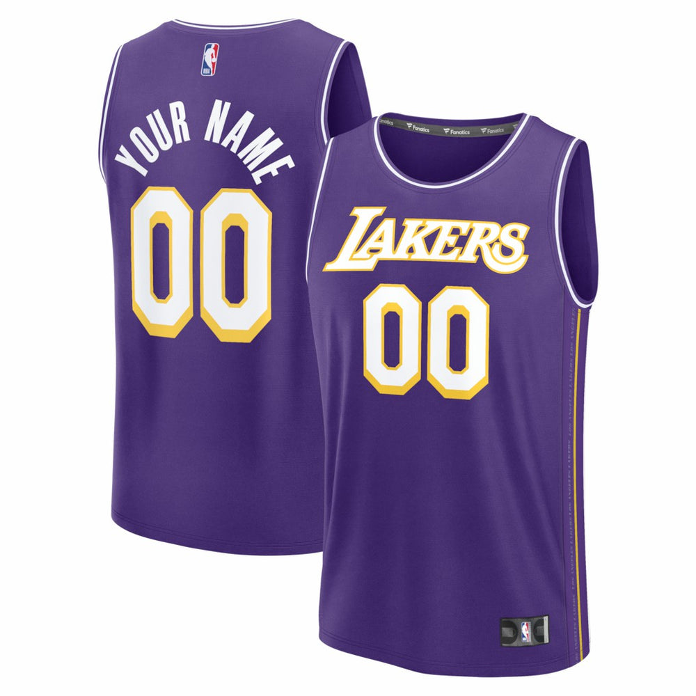 Los Angeles Lakers Youth Fastbreak Custom Jersey - Statement Edition - Purple | Fanatics sale