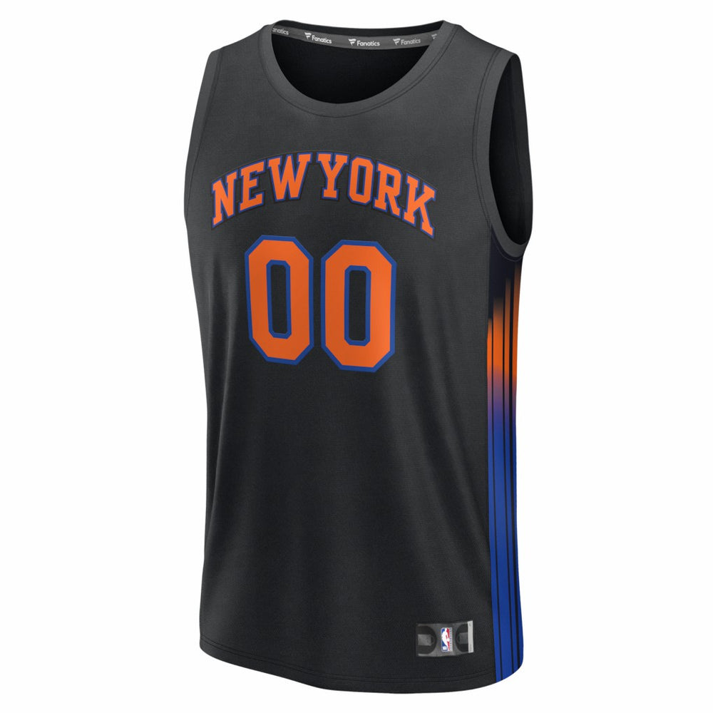 New York Knicks Youth Fastbreak Custom Jersey - Statement Edition - Black | Fanatics discount