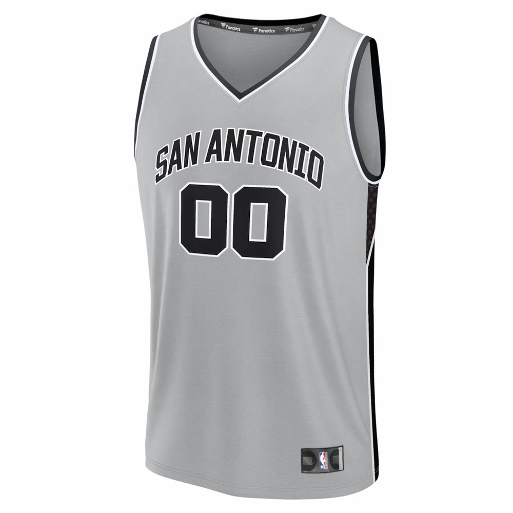 San Antonio Spurs Youth Fastbreak Custom Jersey - Statement Edition - Silver | Fanatics outlet