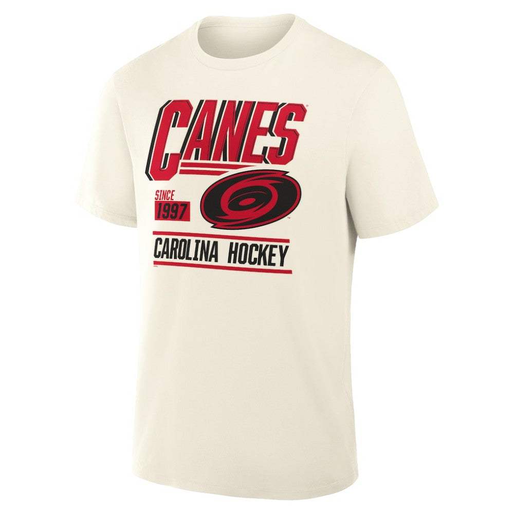 Carolina Hurricanes Fanatics Male Legacy T-Shirt Cream