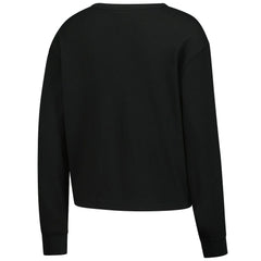 Indianapolis Colts New Era Women's Sport Night Thermal Long Sleeve Cropped T-Shirt - Black for sale