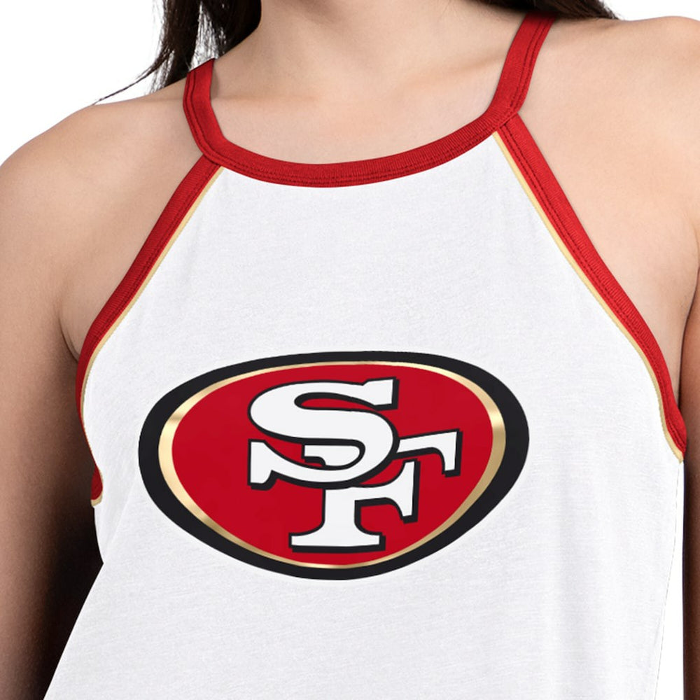 San Francisco 49ers G-III 4Her by Carl Banks Women's Redemption Win Slub Tank Top - White online