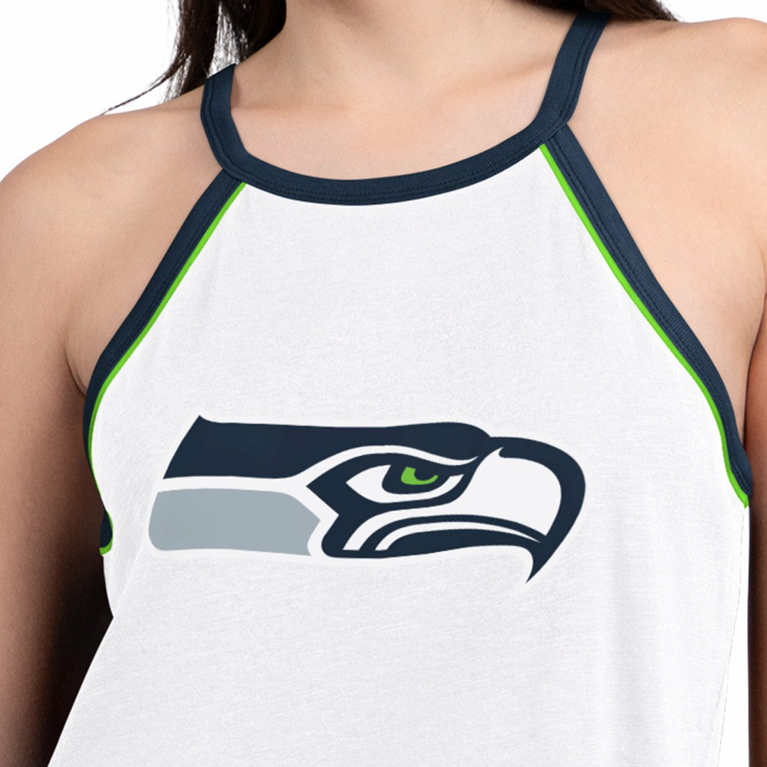 Seattle Seahawks G-III 4Her by Carl Banks Women's Redemption Win Slub Tank Top - White online