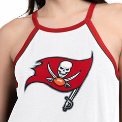 Tampa Bay Buccaneers G-III 4Her by Carl Banks Women's Redemption Win Slub Tank Top - White on sale