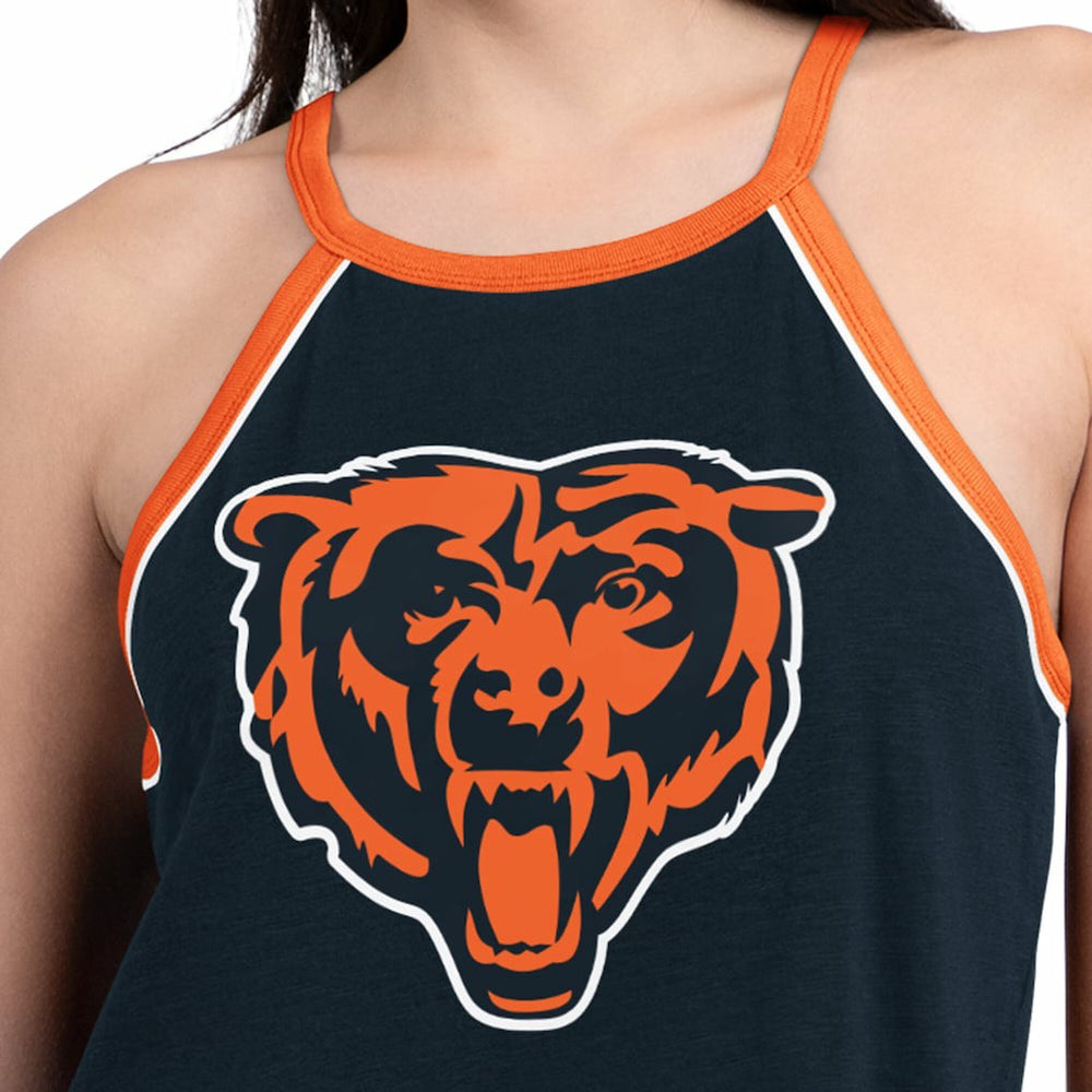 Chicago Bears G-III 4Her by Carl Banks Women's Redemption Win Slub Tank Top - Navy cheap