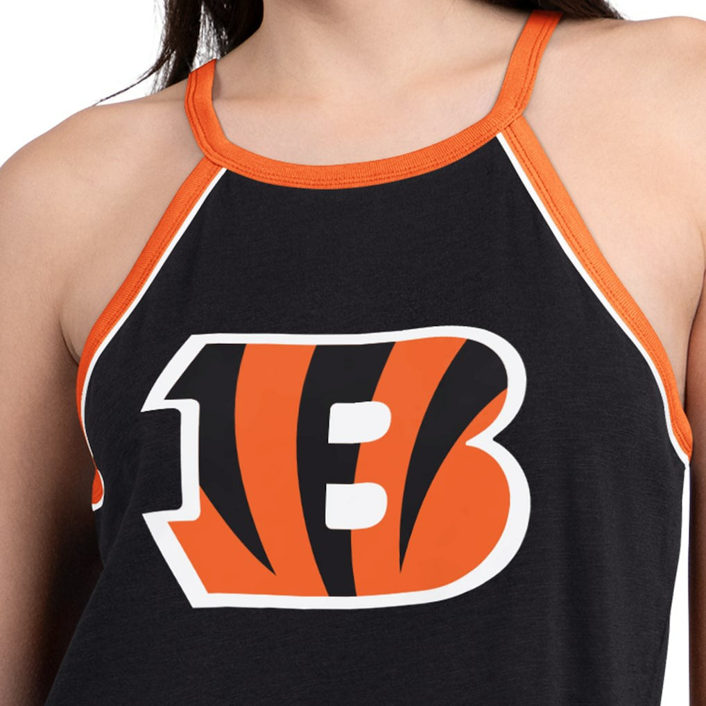 Cincinnati Bengals G-III 4Her by Carl Banks Women's Redemption Win Slub Tank Top - Black outlet