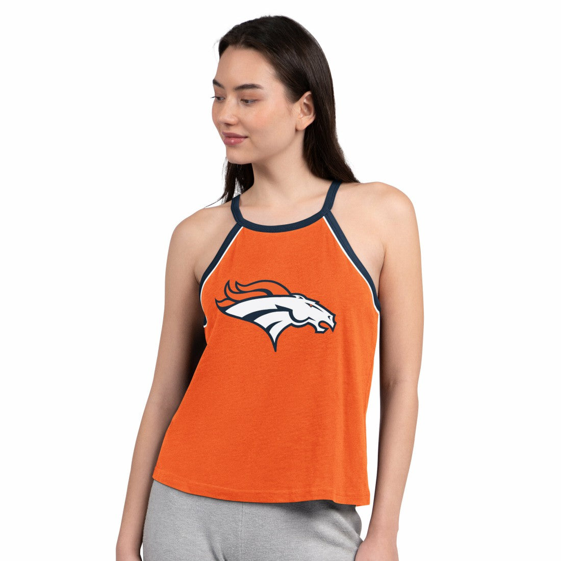 Denver Broncos G-III 4Her by Carl Banks Women's Redemption Win Slub Tank Top - Orange online