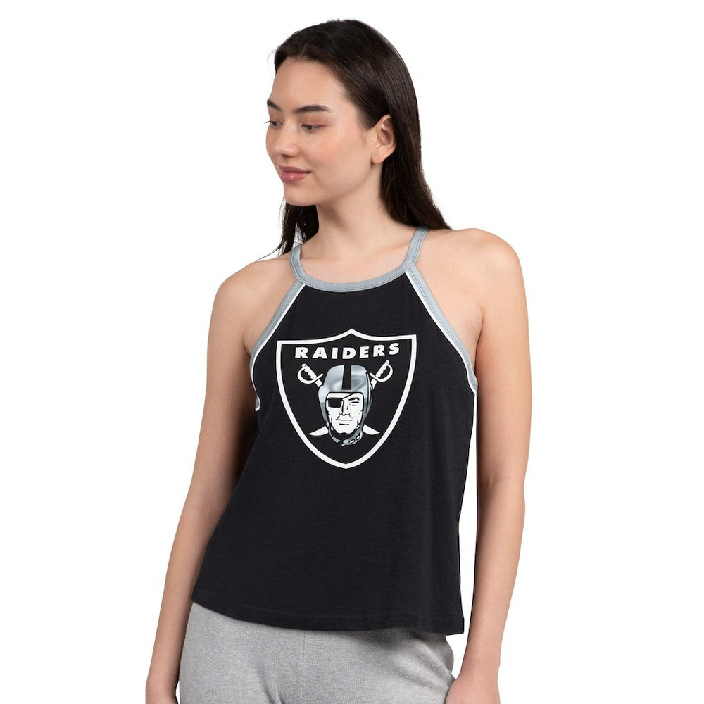 Las Vegas Raiders G-III 4Her by Carl Banks Women's Redemption Win Slub Tank Top - Black discount