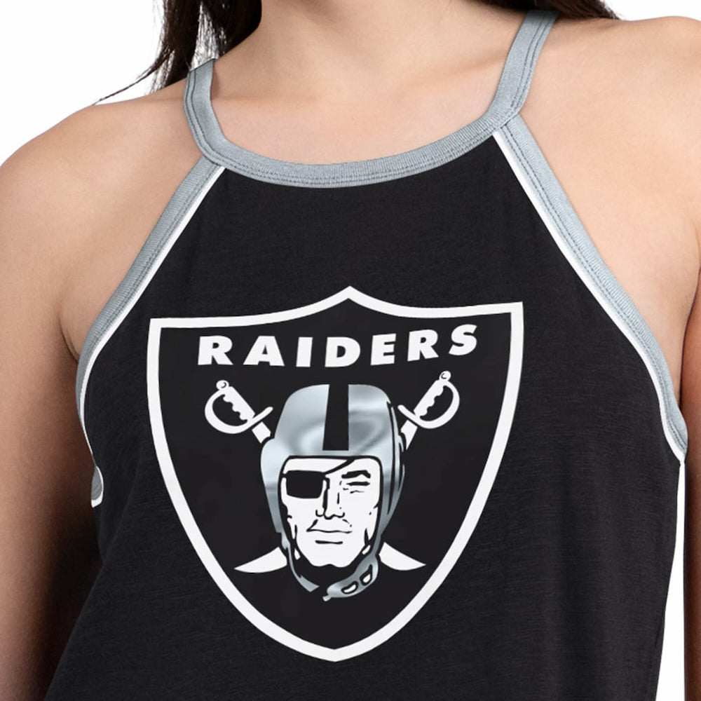 Las Vegas Raiders G-III 4Her by Carl Banks Women's Redemption Win Slub Tank Top - Black discount
