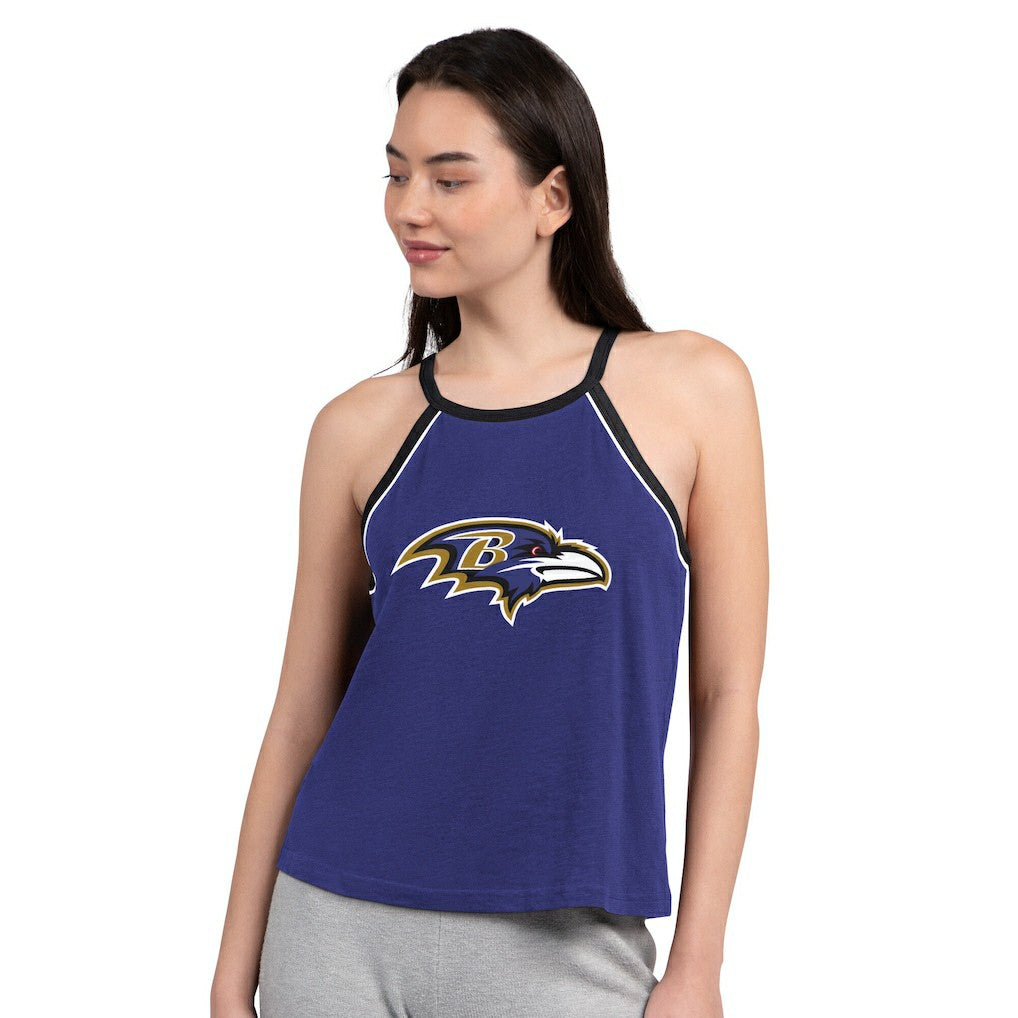 Baltimore Ravens G-III 4Her by Carl Banks Women's Redemption Win Slub Tank Top - Purple online