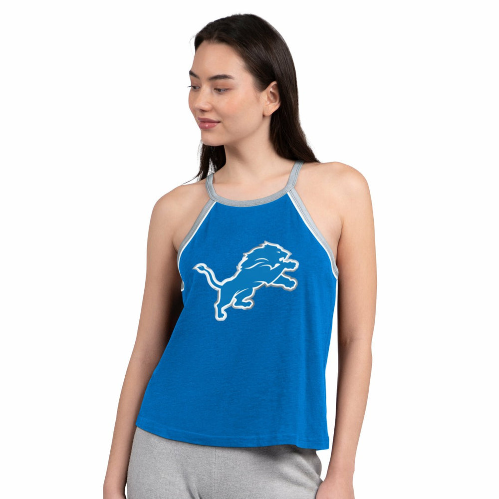 Detroit Lions G-III 4Her by Carl Banks Women's Redemption Win Slub Tank Top - Royal outlet