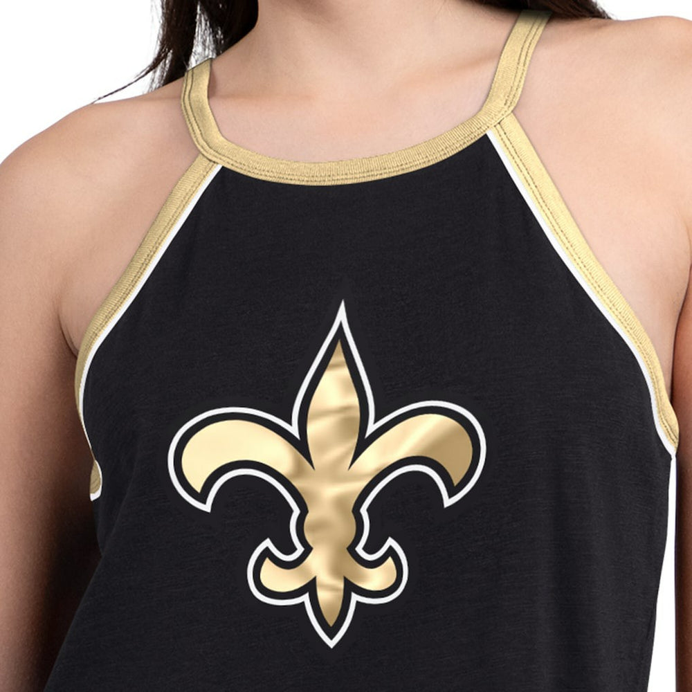 New Orleans Saints G-III 4Her by Carl Banks Women's Redemption Win Slub Tank Top - Black online