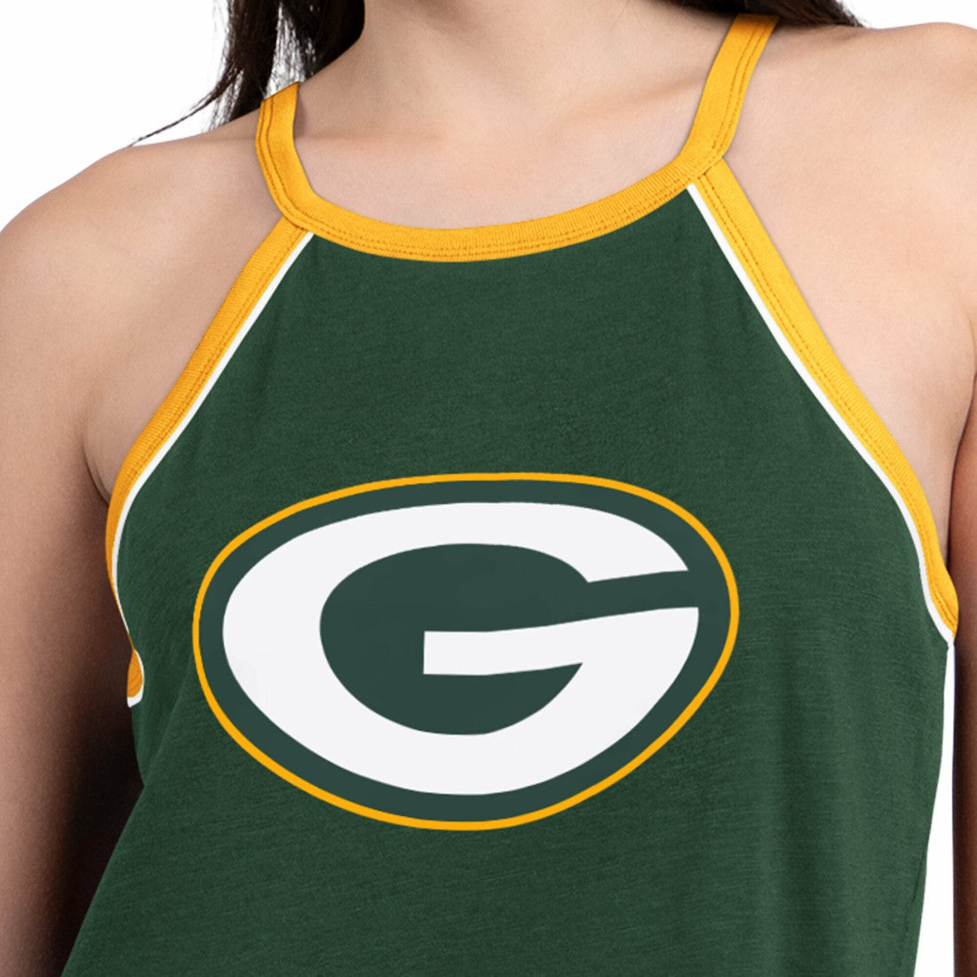 Green Bay Packers G-III 4Her by Carl Banks Women's Redemption Win Slub Tank Top - Green cheap
