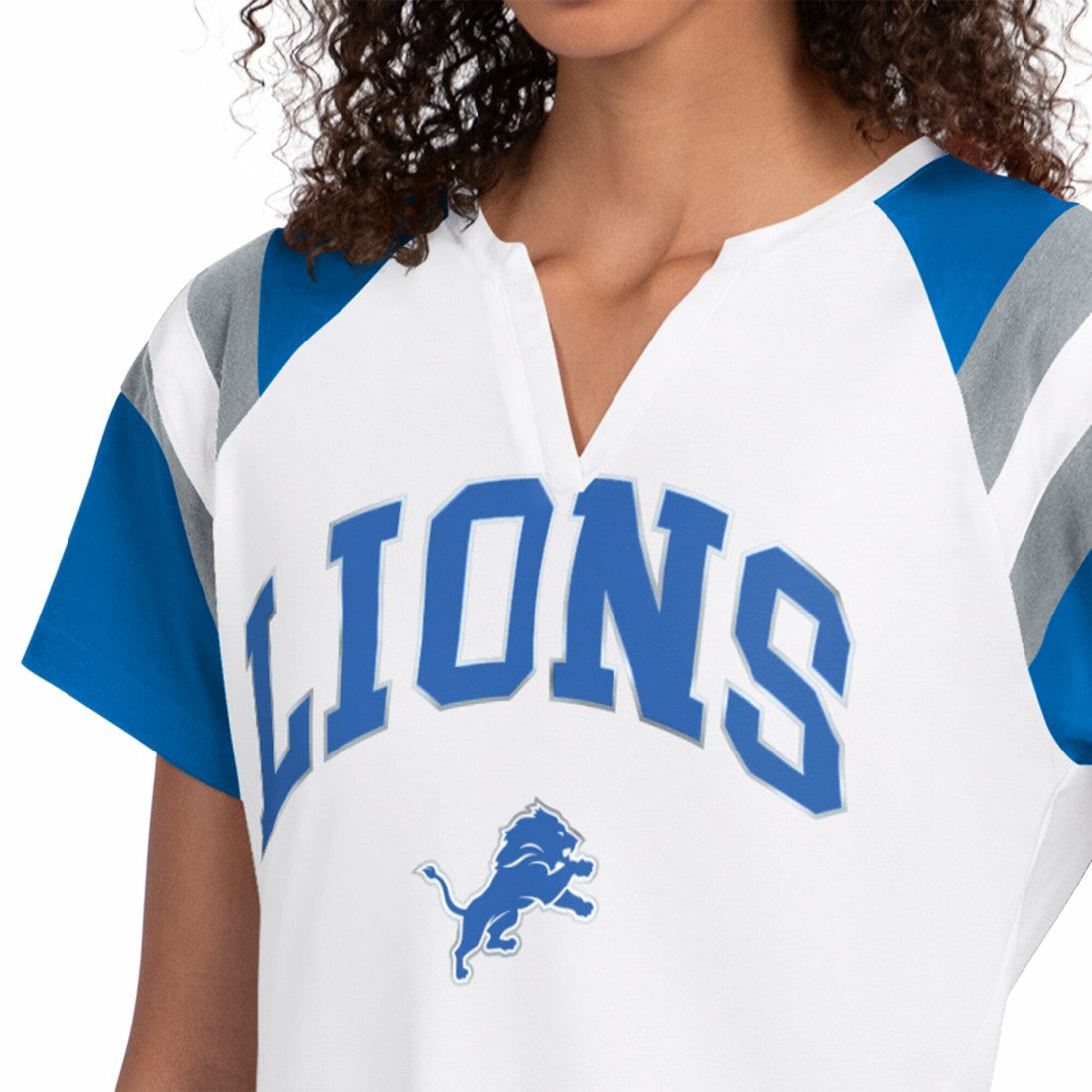 Detroit Lions Starter Women's Game On Notch Neck T-Shirt - White online