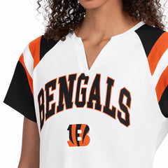 Cincinnati Bengals Starter Women's Game On Notch Neck T-Shirt - White cheap