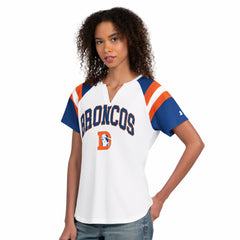 Denver Broncos Starter Women's Game On Notch Neck T-Shirt - White online
