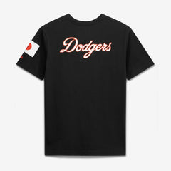 Los Angeles Dodgers Japan Country Flag T-Shirt - Black | New Era
