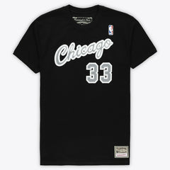 Scottie Pippen Chicago Bulls Unisex Hardwood Classics Reload 3.0 T-Shirt sale - Black | Mitchell & Ness online