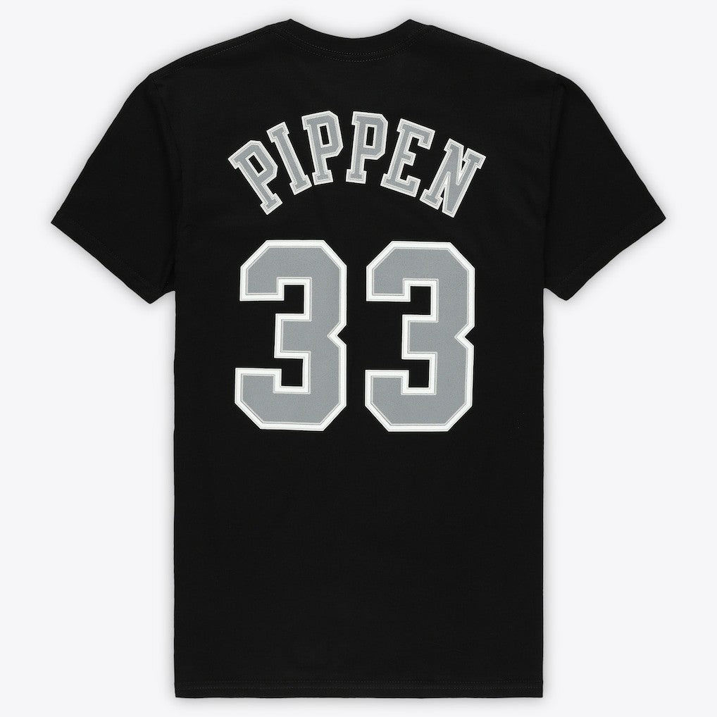 Scottie Pippen Chicago Bulls Unisex Hardwood Classics Reload 3.0 T-Shirt sale - Black | Mitchell & Ness online