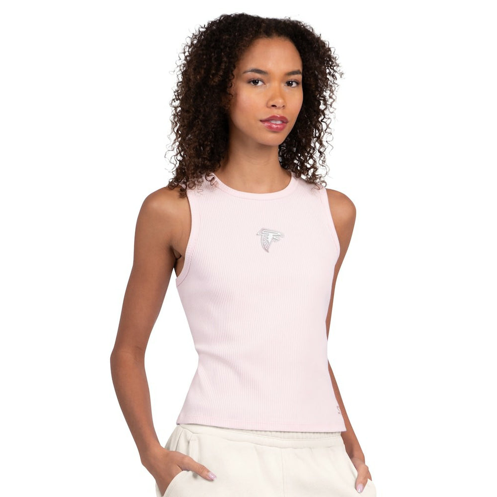 Atlanta Falcons Starter Women's Travel Pastels Cropped Tank - Pastel Pink on sale