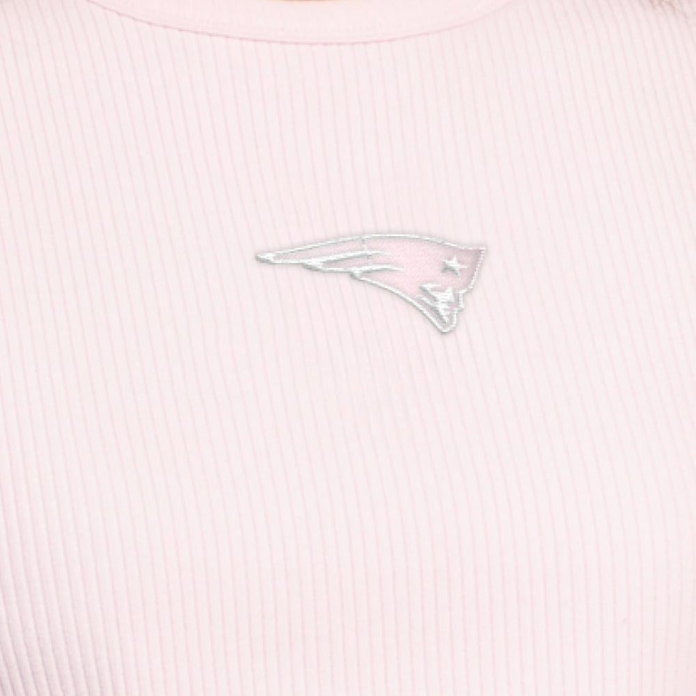 New England Patriots Starter Women's Travel Pastels Cropped Tank - Pastel Pink for sale