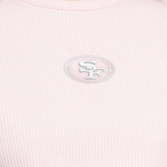 San Francisco 49ers Starter Women's Travel Pastels Cropped Tank - Pastel Pink sale
